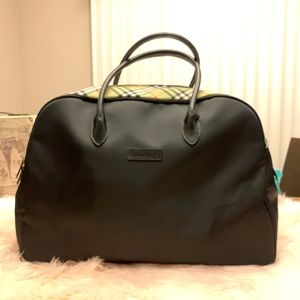 VINTAGE BURBERRYS LONDON BOSTON BAG